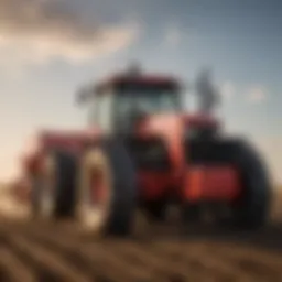 Farm King tractor in action on a field