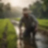 A lush rice field reflecting the essence of Philippine agriculture