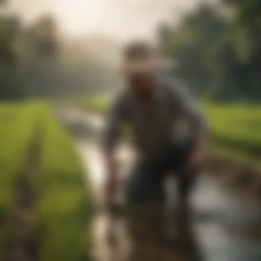 A lush rice field reflecting the essence of Philippine agriculture