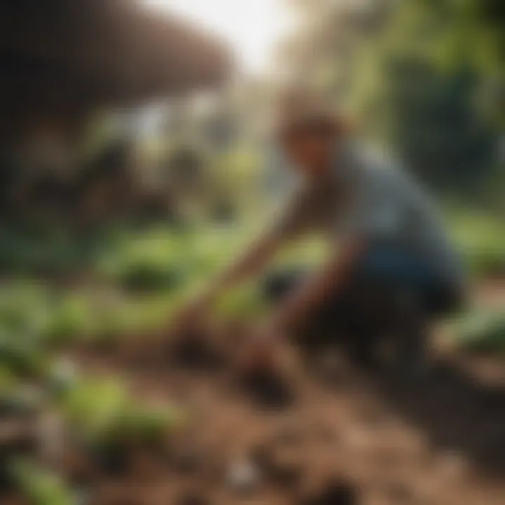 An overview of a sustainable farm integrating traditional practices