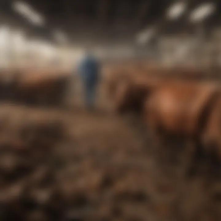 Visual representation of government policies impacting the beef market