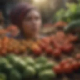 Conceptual illustration of food sovereignty