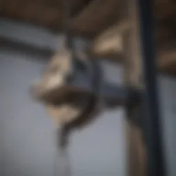 Grain bin jack demonstrating lifting mechanism