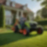 A beautifully manicured lawn showcasing the expertise of groundskeepers