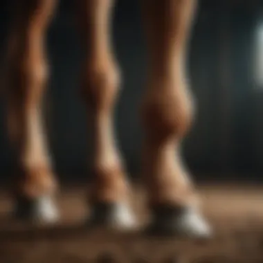The Importance of Hoof Health Close-up of healthy equine hooves