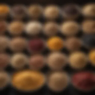 Variety of Grains and Legumes Nutritious grains and legumes in bowls