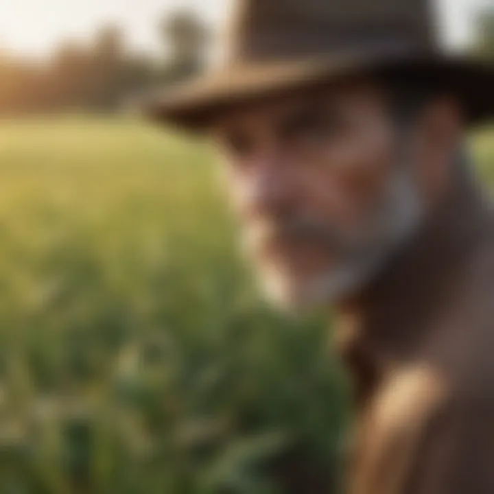 A vibrant field representing the impact of successful agricultural policies on sustainability.