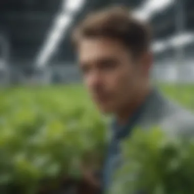 Diversity in Hydroponic Gardening A well-maintained hydroponic garden showcasing diverse crops
