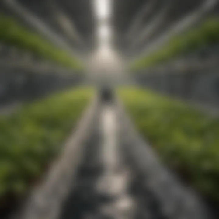 Diagram illustrating various types of hydroponic grow channels
