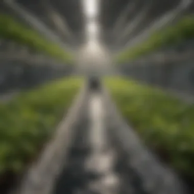 Types of Hydroponic Grow Channels Diagram illustrating various types of hydroponic grow channels