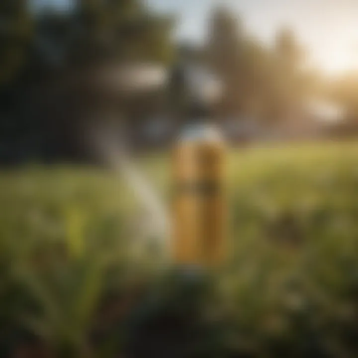 Safety measures in bug spray usage