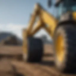 Detailed view of Kinze row unit parts showcasing their construction.