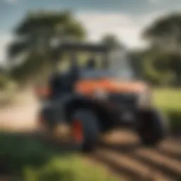 Kubota RTV Sidekick in an agricultural setting