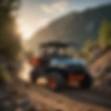 Kubota RTV Sidekick navigating rugged terrain