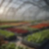 A variety of large greenhouse trays showcasing different designs and materials.