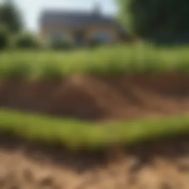 Vibrant lawn thriving in sandy soil