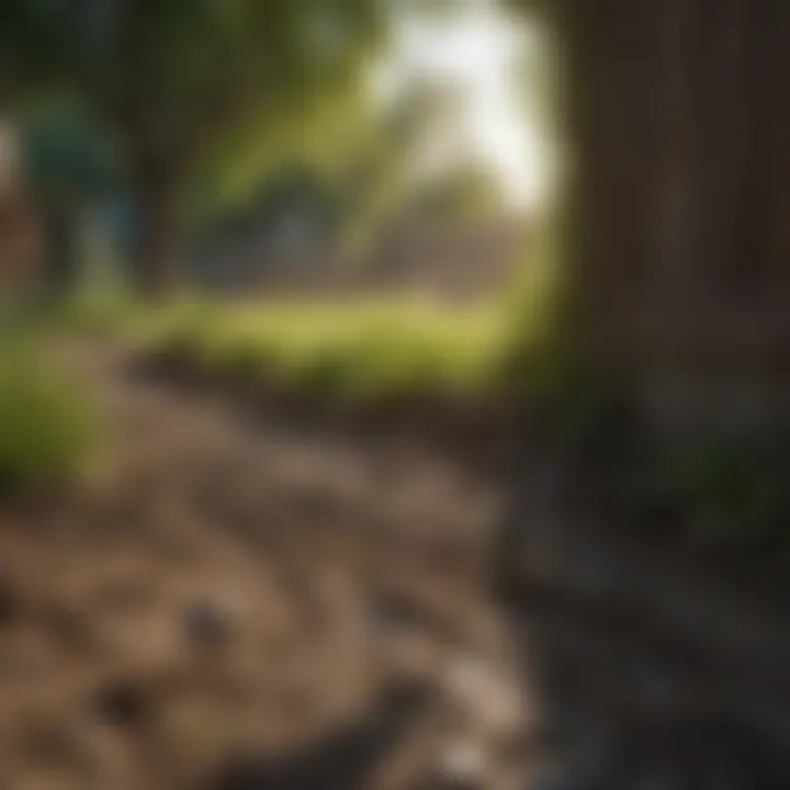 Challenges faced during backyard leveling