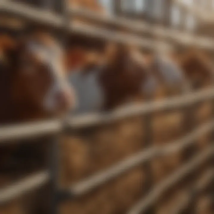 Close-up view of a high-quality livestock panel showcasing its durability