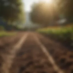 Visual representation of a logic model in agriculture