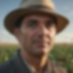 Illustration of cultural pest management techniques in agriculture