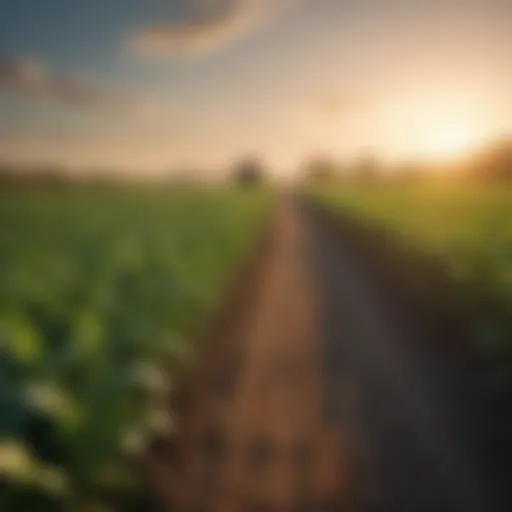 A lush Minnesota farm landscape with diverse crops