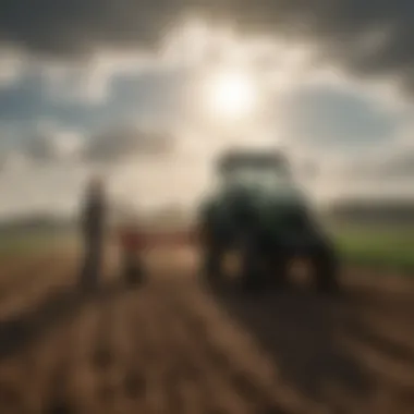 Farmers applying Mirimichi fertilizer in a sustainable agricultural setting