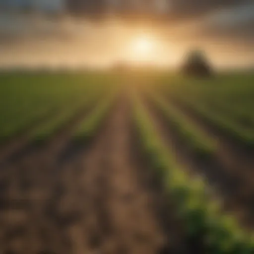 A lush field demonstrating the effects of Mirimichi fertilizer on crop growth