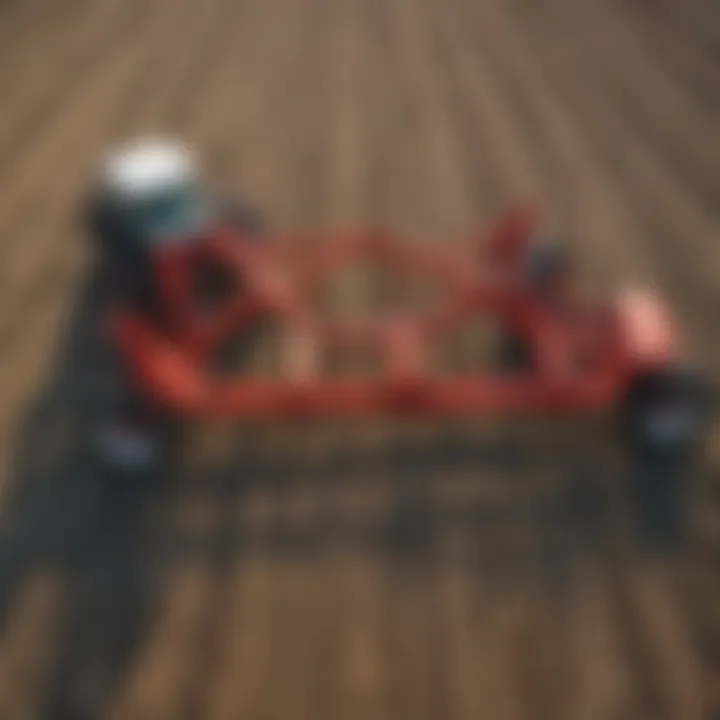 Various models of pull behind disc harrows displayed for comparison.