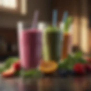 Nutritional Benefits of Smoothie Ingredients Nutritional chart highlighting key ingredients beneficial for diabetes