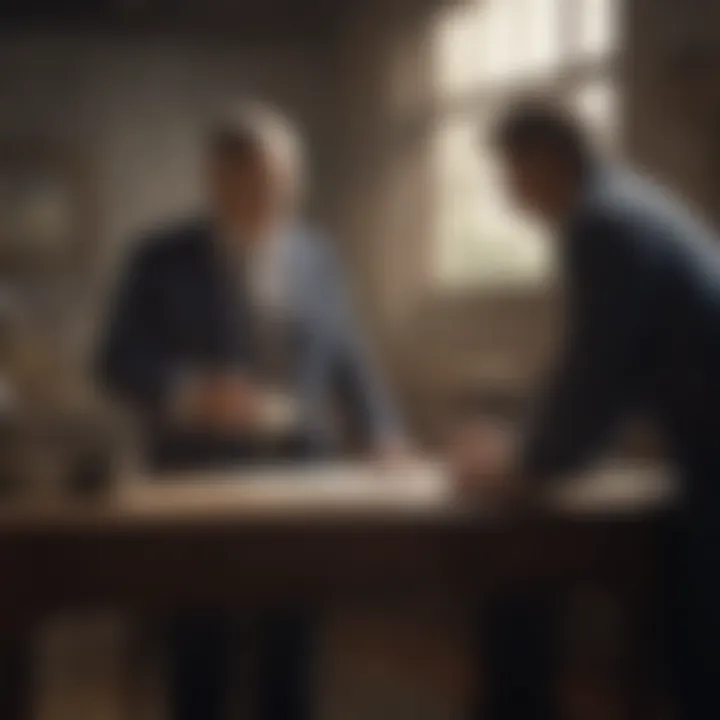 Contract signing between an official and a contractor