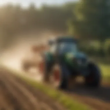 Sustainable Spraying Techniques in Farming Sustainable farming practices highlighted through efficient spraying techniques