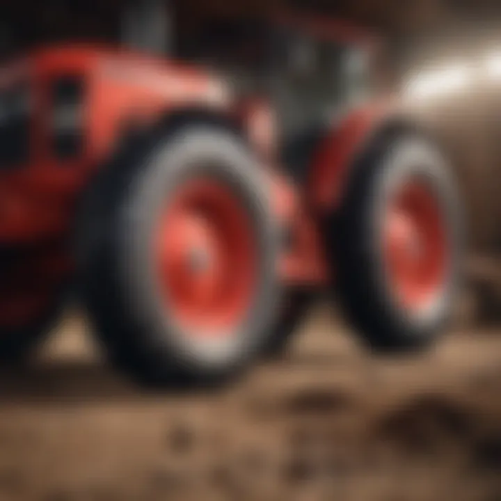 A graphic representation of advantages of purchasing tractor parts online.