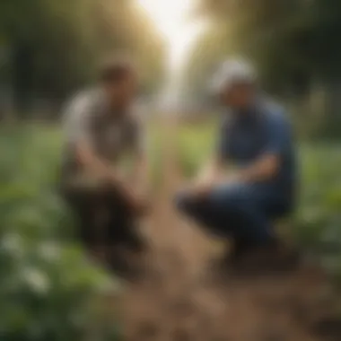 Mentorship session between an advisor and a young individual