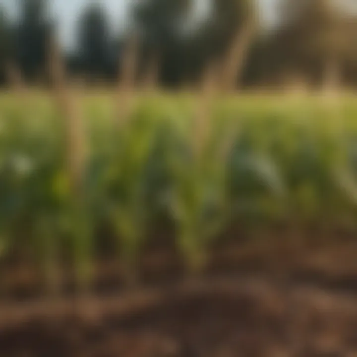 Various types of fertilizers suitable for sorghum