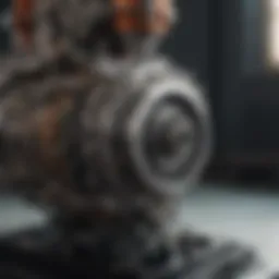 Detailed view of a Roosa Master injection pump disassembled