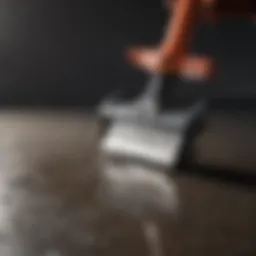 Sanitized agricultural tools resting on a clean surface