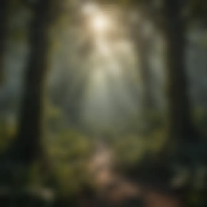 Dense rainforest canopy teeming with biodiversity