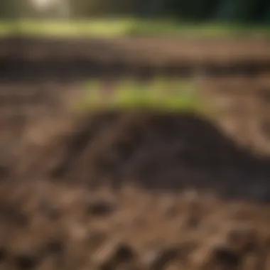 Close-up of well-prepared soil ready for seeding, demonstrating the importance of soil health.