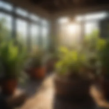 Determining Ideal Light Intensity for Plants Illustration of optimal light intensity levels for various plant types