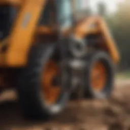 Close-up of Shaver post hole digger showcasing its cutting edge and design features