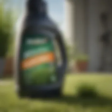 Detailed Look at Speedzone Lawn Weed Killer Concentrate Close-up view of Speedzone Lawn Weed Killer Concentrate bottle