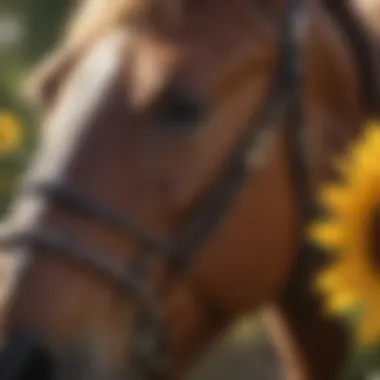 Benefits of sunflower materials for horse health