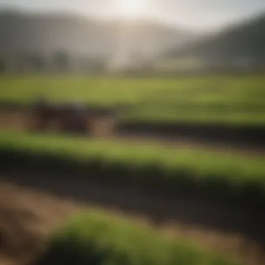 Demonstration of sustainable sod cultivation practices on Central Coast farms.