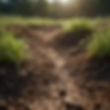 Soil Health in Syntropic Practices Healthy soil enriched by organic matter and beneficial microorganisms in a syntropic system.