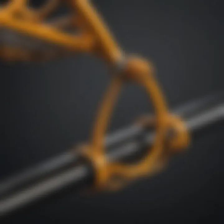 A close-up of the design features of Tandemloc Spreader Bar