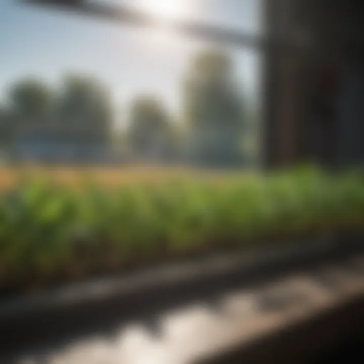 Temperature regulation systems with clear materials