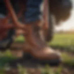 Cooling mechanism of ice pack boots applied to crops