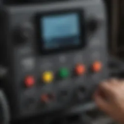 Detailed view of Hovabator controls and settings