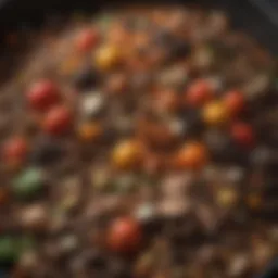 Vibrant compost bin filled with organic materials