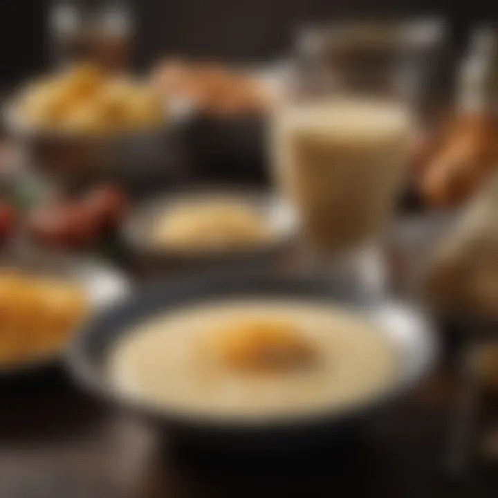 A table displaying various culinary dishes that incorporate condensed milk as a key ingredient.